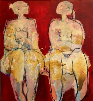 PETITE CONVERSATION EN ROUGE