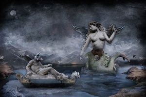 ULYSSES AND ISLAND OF SIRENS